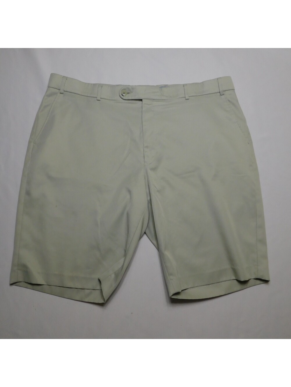 Ballin Comfort-EZE Shorts Mens Size 38 Tan Beige Khaki Dress Golf Chino 10" Inse
